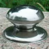 Replaceable pot lid head, stainless steel bakelite pot lid cap, twist-off handle, self-sounding piano sound, top bead hand grip details Picture